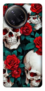 Чохол на Xiaomi Poco F7 Pro skull and rose фото 1 з 1