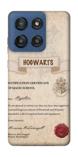 Чехол на Motorola Edge 60 Stylus The Hogwarts acceptance letter фото 1 из 1