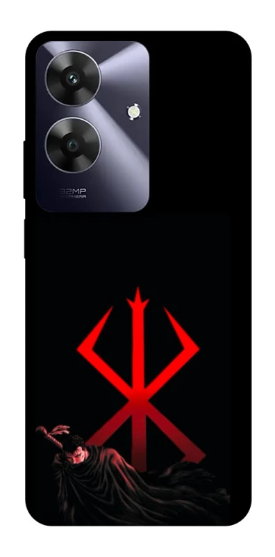 Чехол на Realme Note 60 Berserk Red Logo фото 1 из 1