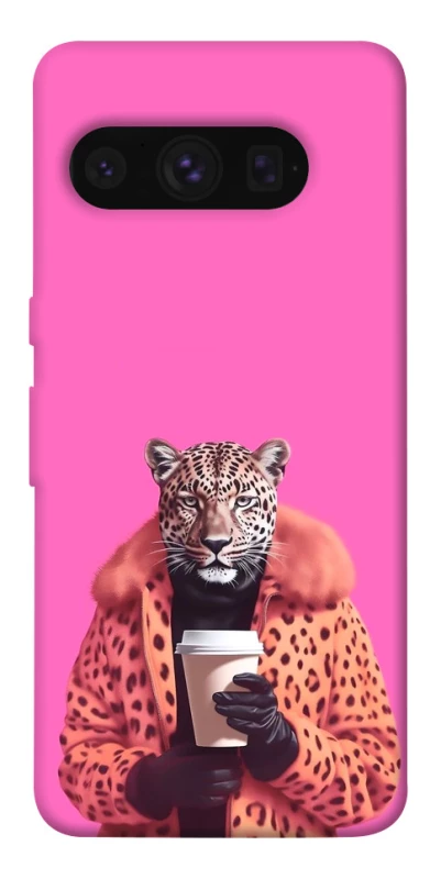 Чохол на Google Pixel 8 Pro Леопард з кавою фото 1 з 1