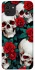 Чохол на Samsung Galaxy A03 skull and rose фото 1 з 1