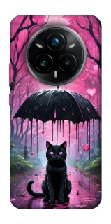 Чохол на Realme 14 Pro+ Black cat фото 1 з 1