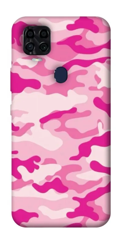 Чехол на ZTE Blade v2020 camouflage pink фото 1 из 1