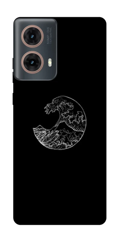 Чохол на Motorola Moto G85 Black tsunami фото 1 з 1