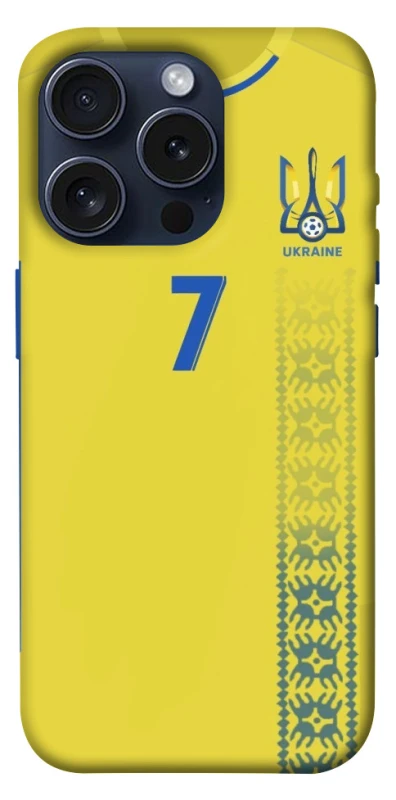 Чехол на Apple iPhone 15 Pro (6.1") UA-Football ver.3 фото 1 из 1