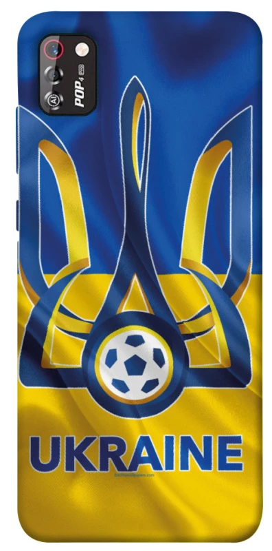 Чехол на TECNO POP 4 Pro Футбольный Герб v3 фото 1 из 1