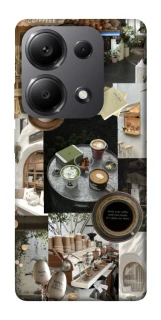 Чехол на Xiaomi Redmi Note 13 Pro 4G Coffee collage ver.4 фото 1 из 1