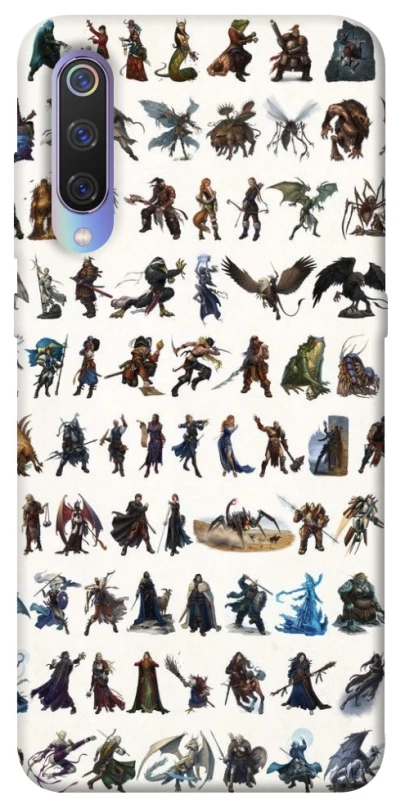 Чохол на Xiaomi Mi 9 Character Selection фото 1 з 1