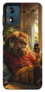 Чехол на Motorola Moto E13 Лев v2 фото 1 из 1