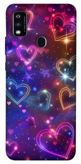Чохол на ZTE Blade A51 Drawn hearts фото 1 з 1