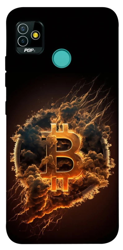 Чехол на TECNO POP 5 Smoky Bitcoin фото 1 из 1