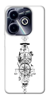 Чехол на Infinix Hot 40i Tattoo ver.7 фото 1 из 1
