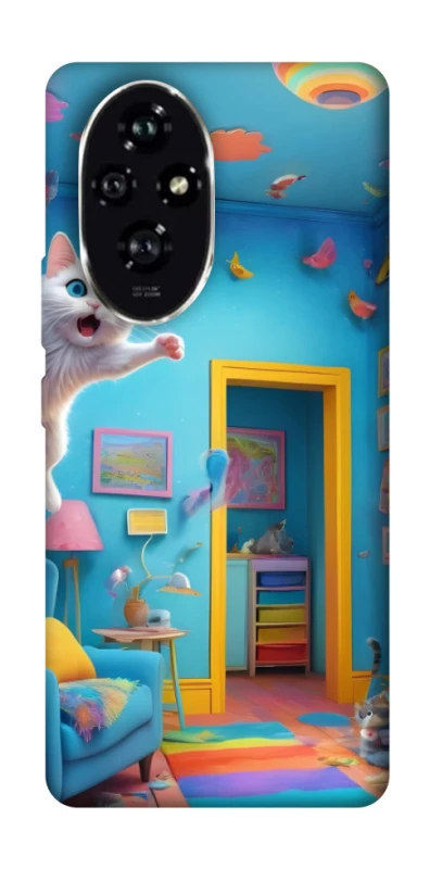 Чехол на Honor 200 crazy cat фото 1 из 1