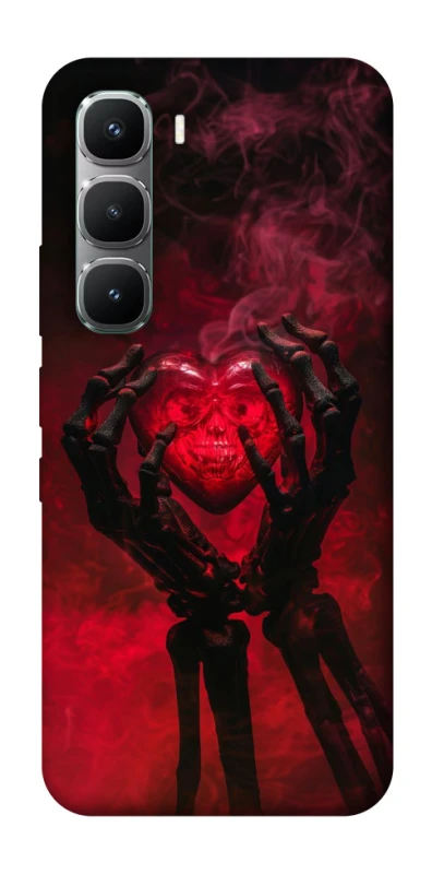 Чехол на Infinix Hot 60 Pro Heart in the hands of a skeleton фото 1 из 1