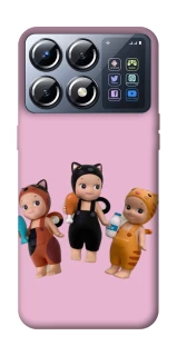 Чохол на Xiaomi POCO X8 Pro Cat Cafe Trio фото 1 з 1