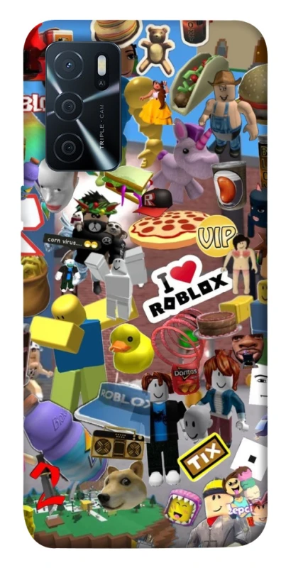 Чохол на Oppo A16s / A16 Roblox collage ver.5 фото 1 з 1