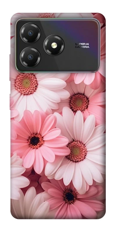 Чехол на ZTE Blade A36 Розовые цветы v2 фото 1 из 1