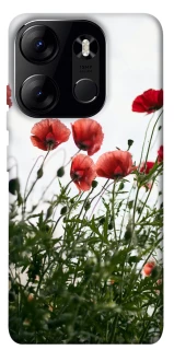 Чехол на Tecno Spark Go 2023 Поле маков фото 1 из 1