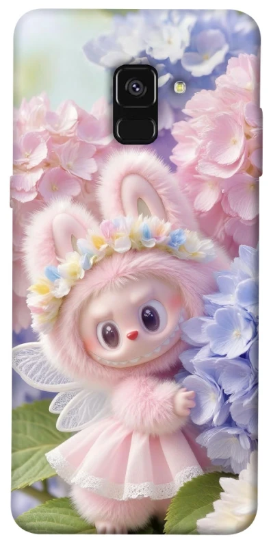 Чохол на Samsung A530 Galaxy A8 (2018) Labubu & Flowers ver.1 фото 1 з 1