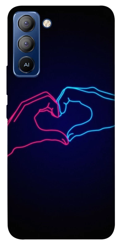 Чехол на TECNO Pop 5 LTE Neon love фото 1 из 1