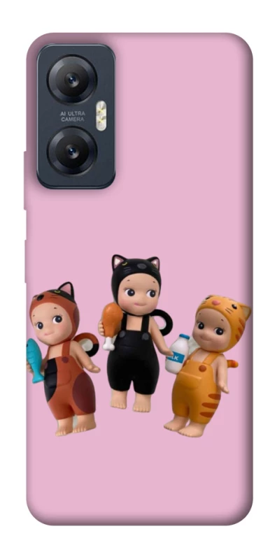 Чохол на Infinix Hot 20 5G Cat Cafe Trio фото 1 з 1