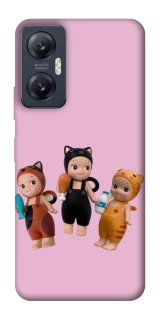 Чохол на Infinix Hot 20 5G Cat Cafe Trio фото 1 Чохол на Infinix Hot 20 5G Cat Cafe Trio фото 1 з 1