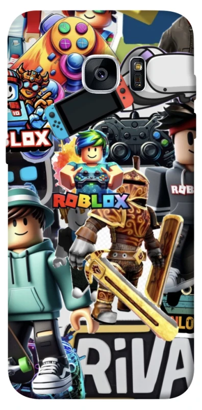 Чохол на Samsung G935F Galaxy S7 Edge Roblox collage ver.1 фото 1 з 1
