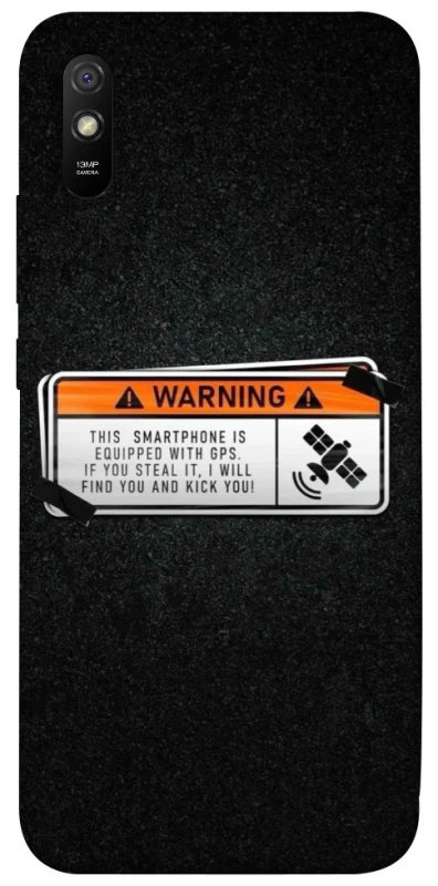 Чохол на Xiaomi Redmi 9A Warning фото 1 з 1