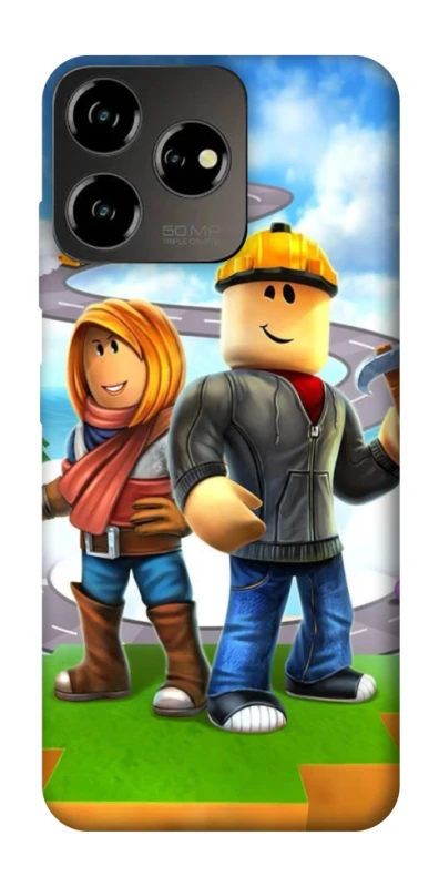 Чехол на ZTE Blade V50 Design 4G Roblox Builder Adventure фото 1 из 1