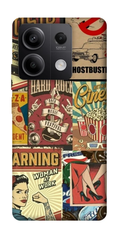 Чохол на Xiaomi Redmi Note 13 5G Retro collage ver.2 фото 1 з 1