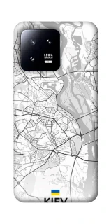 Чохол на Xiaomi 13 Kiev white map фото 1 з 1