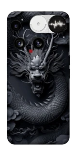 Чехол на Nothing Phone (3) black dragon фото 1 из 1