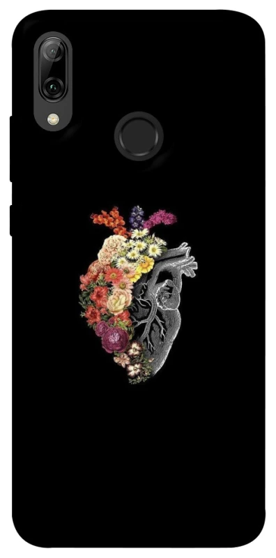 Чохол на Huawei P Smart (2019) Heart with flowers фото 1 з 1