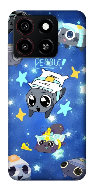 Чохол на ZTE Blade A35 4G Pebble kitten stars фото 1 з 1