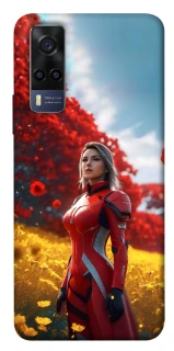 Чохол на Vivo Y53s Cyber space girl ver.5 фото 1 з 1