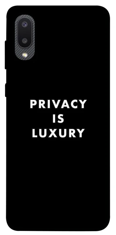 Чохол на Samsung Galaxy A02 Privacy is luxury фото 1 з 1