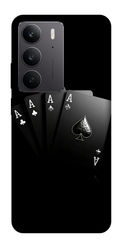 Чохол на Realme C75 Black Cards фото 1 з 1