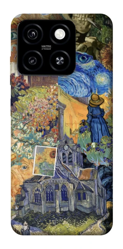 Чохол на ZTE Blade A55 4G Van Gogh collage фото 1 з 1