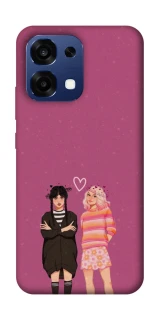 Чехол на Oppo A6 Pro 4G/5G Raven & Rainbow Wednesday фото 1 из 2