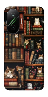 Чохол на Xiaomi Poco F7 Cats & Books фото 1 з 1