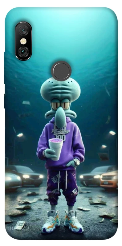 Чехол на Xiaomi Redmi Note 6 Pro Сквидвард фото 1 из 1