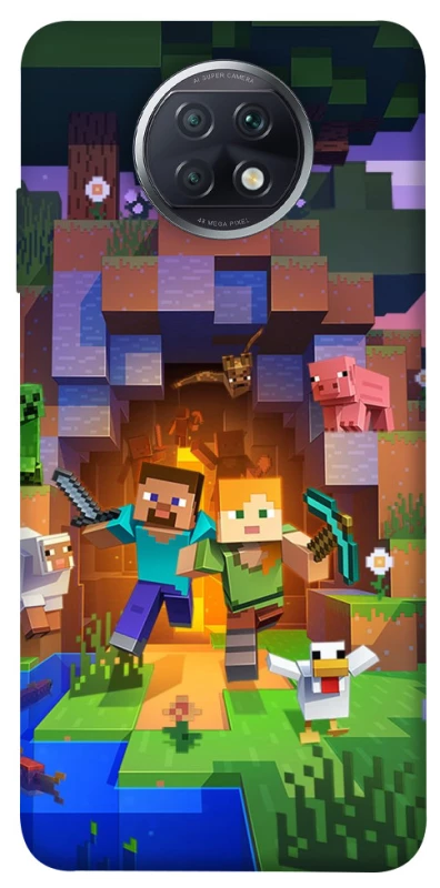 Чехол на Xiaomi Redmi Note 9 5G / Note 9T Minecraft game фото 1 из 1