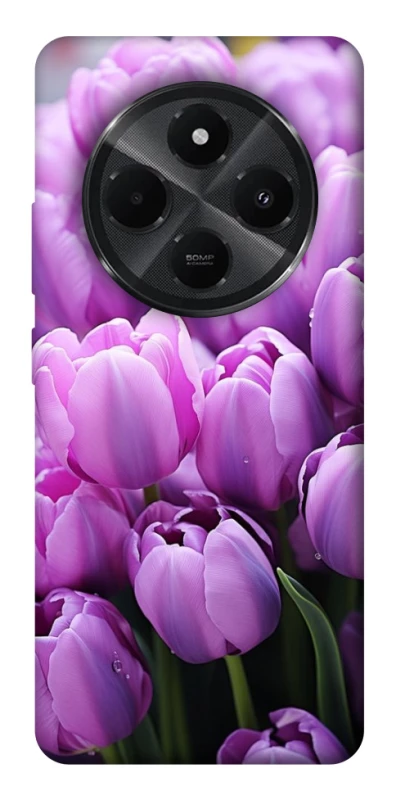 Чехол на Xiaomi Redmi A4 Фиолетовые тюльпаны фото 1 из 1