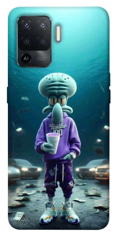 Чохол на Oppo Reno 5 Lite Сквідвард фото 1 з 1