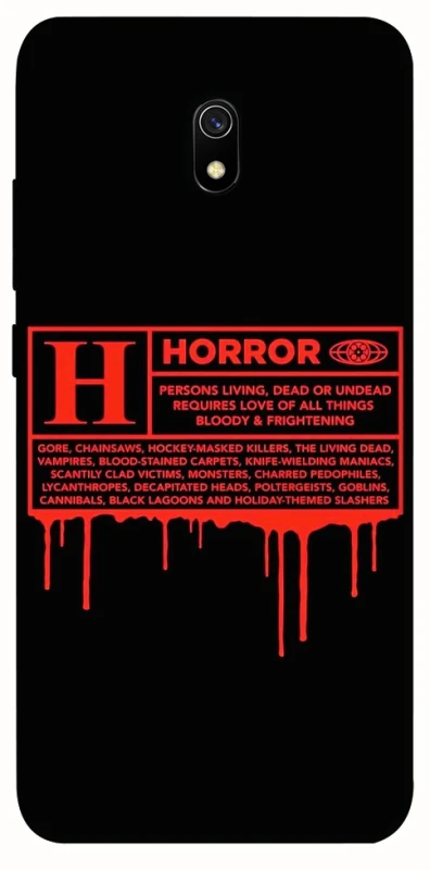 Чохол на Xiaomi Redmi 8a Horror Halloween фото 1 з 1