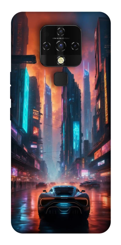 Чехол на TECNO Camon 16 SE Cyber city фото 1 из 1