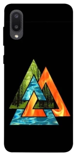 Чехол на Samsung Galaxy A02 Валькнут v4 фото 1 из 1