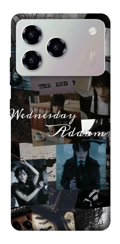 Чехол на ZTE Blade A76 Wednesday Collage ver.1 фото 1 из 1