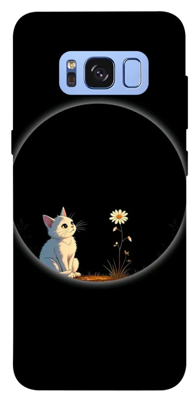 Чохол на Samsung G950 Galaxy S8 Cat and flower фото 1 з 1