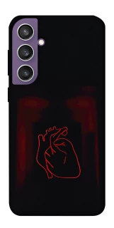 Чехол на Samsung Galaxy S23 FE Красное сердце фото 1 из 1